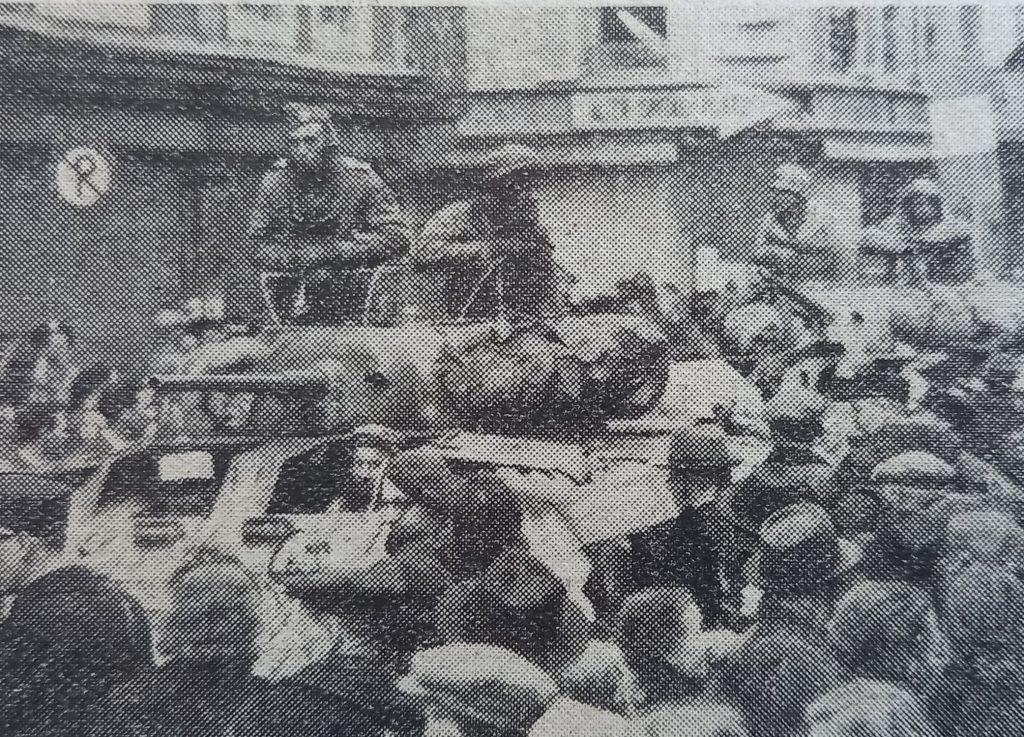 Free French Forces return to France 1944 WW2 Allied Free Forces Records