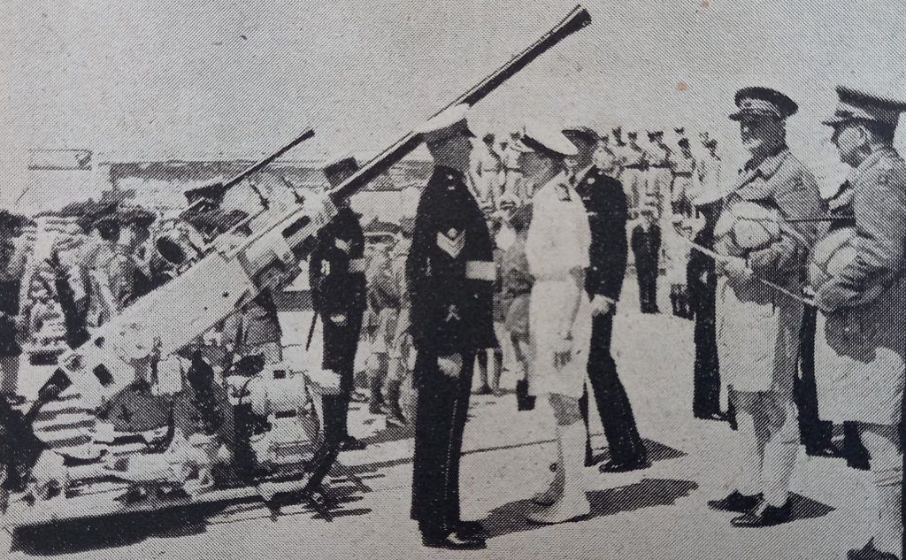 Royal Marines in Malta with Bofors 1942 WW2